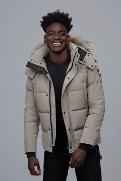 Chamarras Canada Goose Hombre Mexico - Wyndham Abrigos Beige WJ1297864